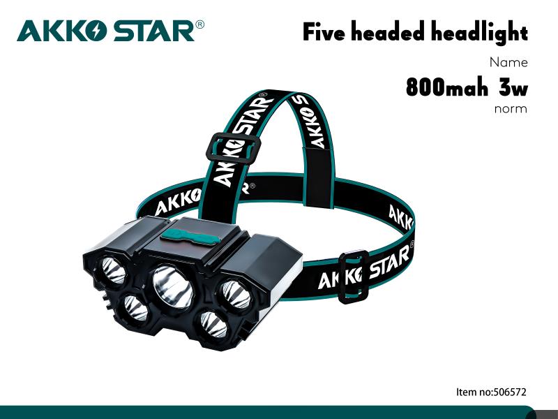 AKKO STAR FIVE HEADED HEADLIGHT 3W AK506572